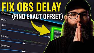 How to FIX OBS Audio Delay Find Your EXACT Sync Offset