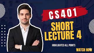 CS401 Short Lecture 4 | Segmented Memory Model &amp; Physical Address | VU Pakistan