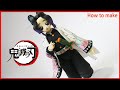 Making demon slayer(kimetsu no yaiba) Shinobu with air dry clay