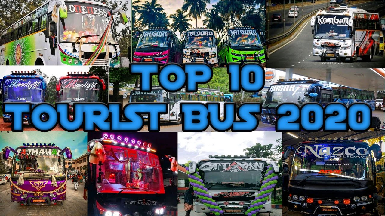 kerala top 10 tourist bus