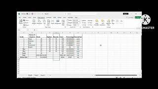 Page layout menu bar 