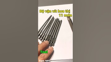 Asterisk screwdriver bit set with hex shank steel S2, T5 to T40 length 50-75-100mm #Shorts #tool