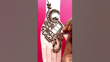 Beautiful Stylish Name Mehandi Design 🥀#shorts #youtubeshorts #short #trending #viralvideo #henna