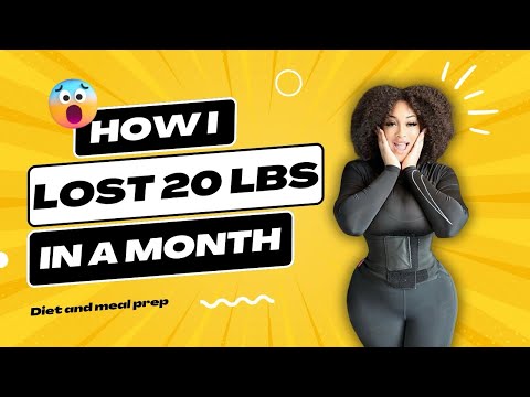 HOW I LOST 20 LBS IN A MONTH