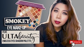 SMOKEY EYE MAKE UP feat. ULTA BEAUTY ENDLESS EYES EYE SHADOW PALETTE || FAITH DIARIES