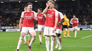 Wolves vs Arsenal 0-2 FT Highlights | Trossard Odegaard