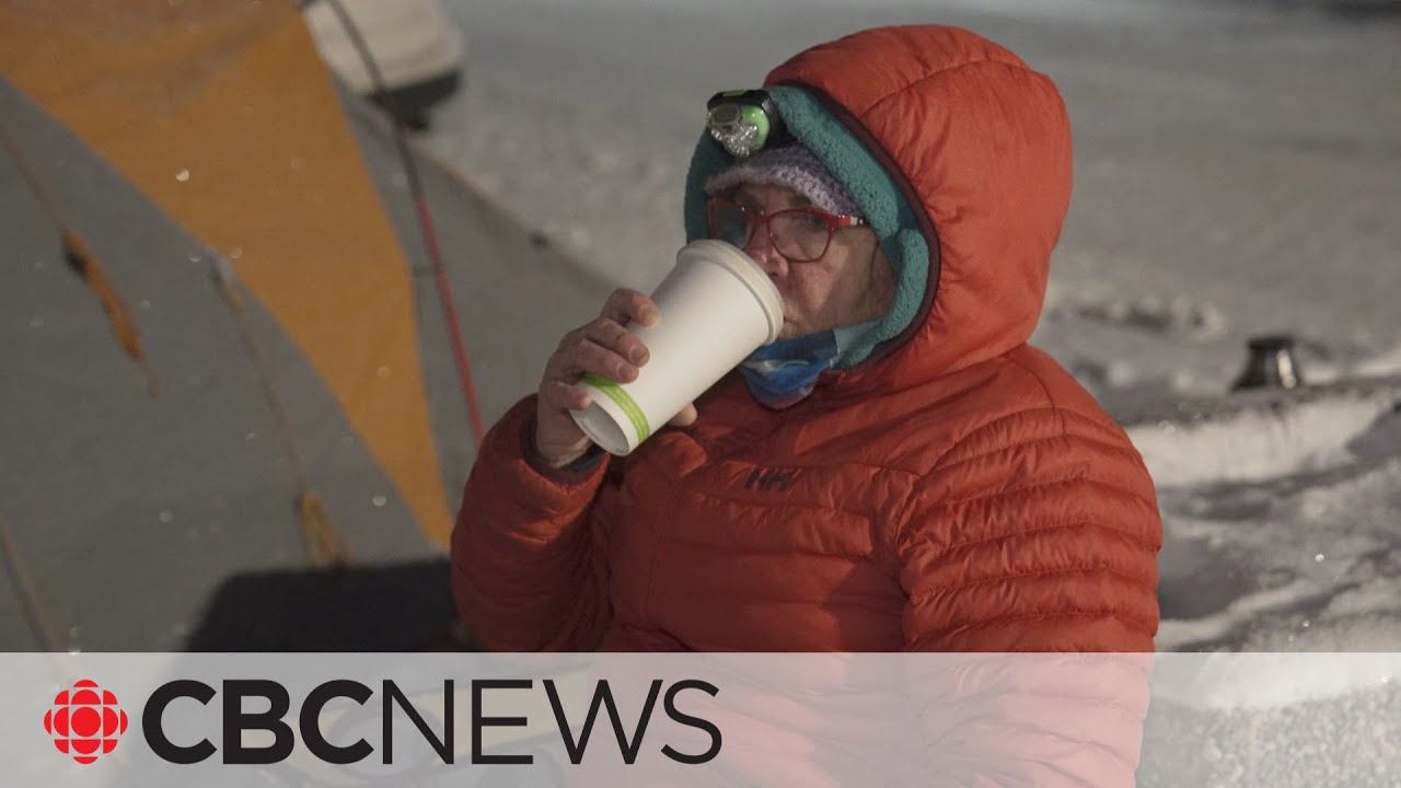 Whitehorse woman camps out at Yukon's Legislative Assembly to raise awareness