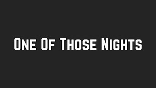 Shawn Mendes - One Of Those Nights (Lyrics) Resimi