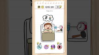 Brain test : level 209 - help him!