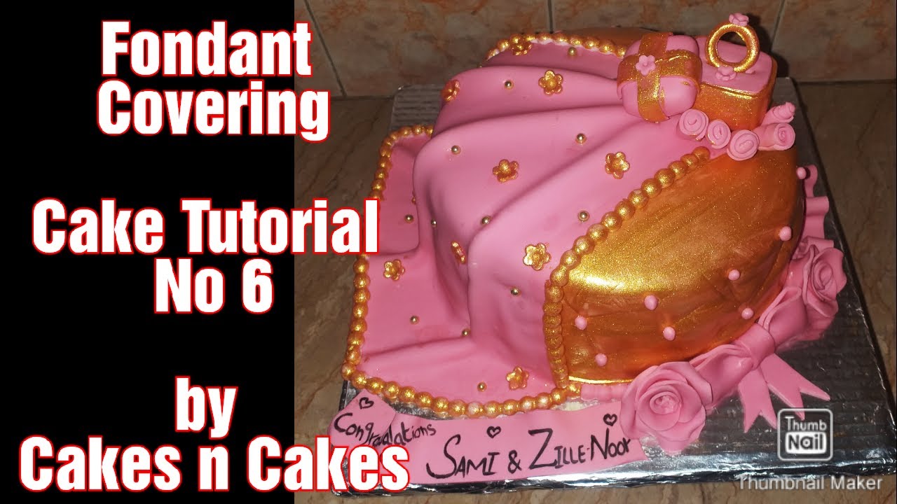 Fondant Covering Simple Tricks Cake Tutorial No 6 By Cakes n