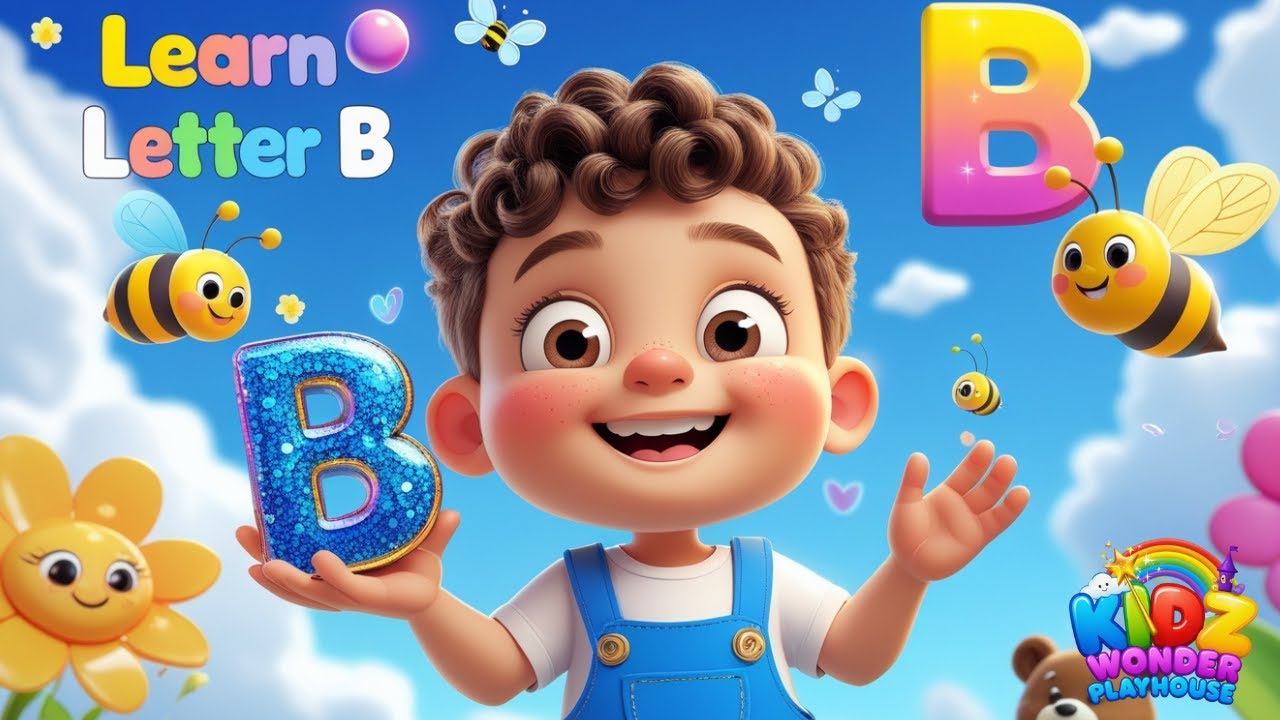 Learn Letter B for Kids | Fun ABC Song with Bounce & Laugh!
