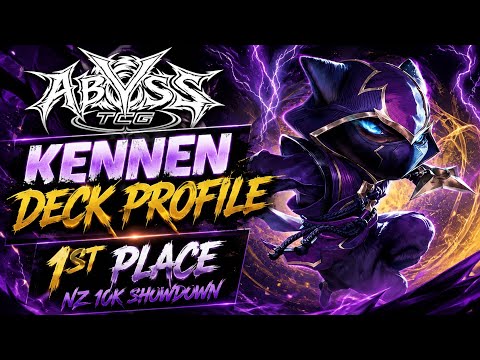 AbyssTCG/1st Place Kennen Deck Profile (Micah Catelan) Riftbound