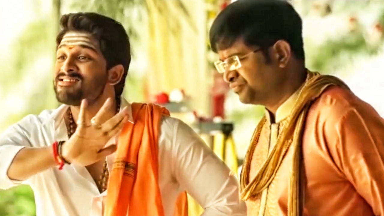 अल्लू अर्जुन वेनेला किशोर को उसकी होने वाली बीवी से मिलने से मना कर रहा है | DJ फिल्म का Best सीन