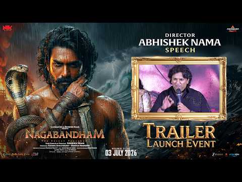 Director Abhishek Nama Speech | Nagabandham Trailer Launch | Virat Karrna | Nabha | Ishwarya Menon