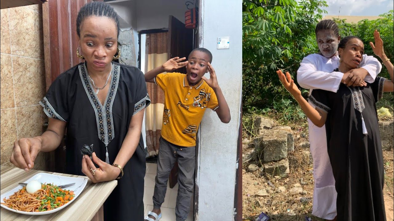 Разгневанная мать-призрак бьёт злую мачеху за то, что она отравила её единственного сына, и случи...