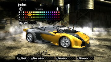 NFS MW 2005 - Lamborghini Gallardo | Tuning and Gameplay
