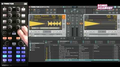TRAKTOR KONTROL X1 Demo - Lesson One: Browser - Video Tutorial ‖ Sonic Academy