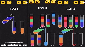 Water Sort Puzzle level 1-30 Gameplay Walkthrough iOS Android