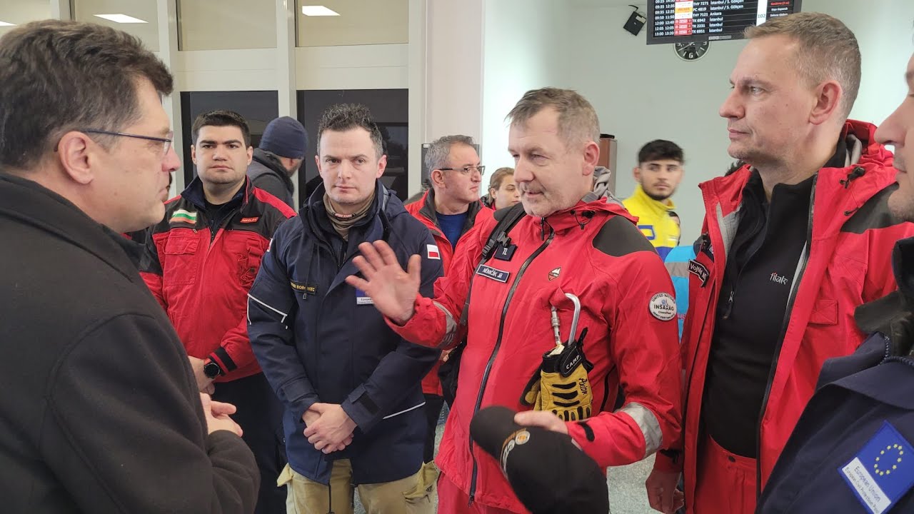 9.2.2023 Velitel českého USAR odřadu plk. Němčík popisuje čtvrteční činnost hasičů | HZS MSK