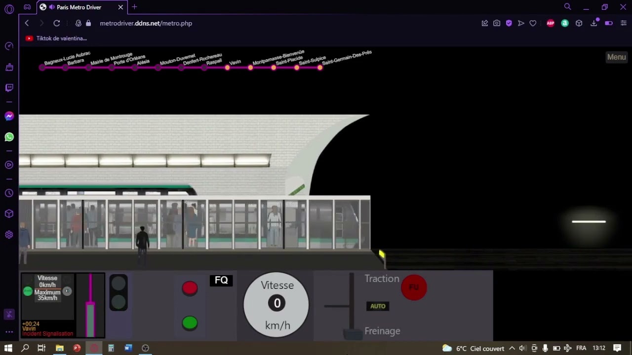 paris métro driver ligne 4
