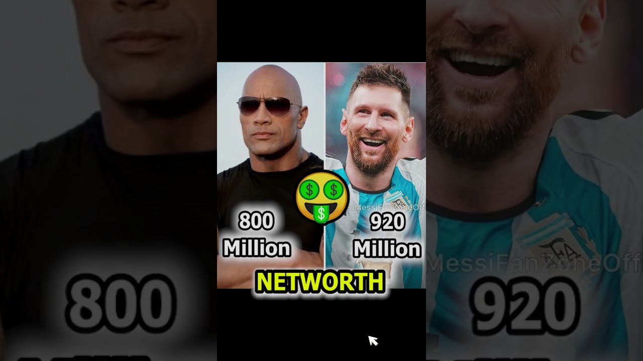 ❤️ The Rock vs Lionel Messi ❤️❤️