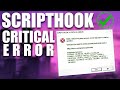 SCRIPTHOOK V CRITICAL ERROR **SOLVED** (Hindi)