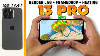 iPhone 13 Pro RenderLag Test🔥Bgmi review 2024 | performance | Battery | heating test 👍