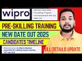 Good News:Wipro Pre-skilling Training Mail Out | 10 July 2025 | Elite/Wilp Profile | 2024,2025 Batch