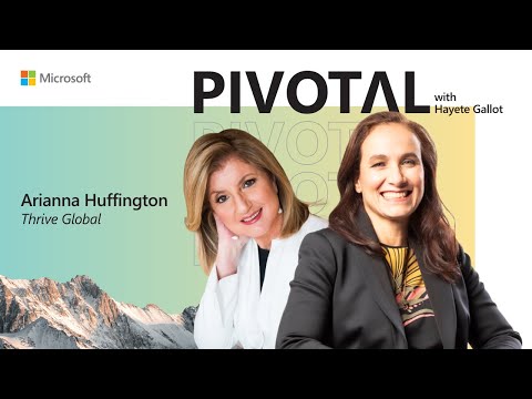 Видео: Arianna Huffington’s vision of how AI will help humanity thrive | Pivotal with Hayete Gallot