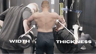 BACK WIDTH VS. THICKNESS | FTM Fitness