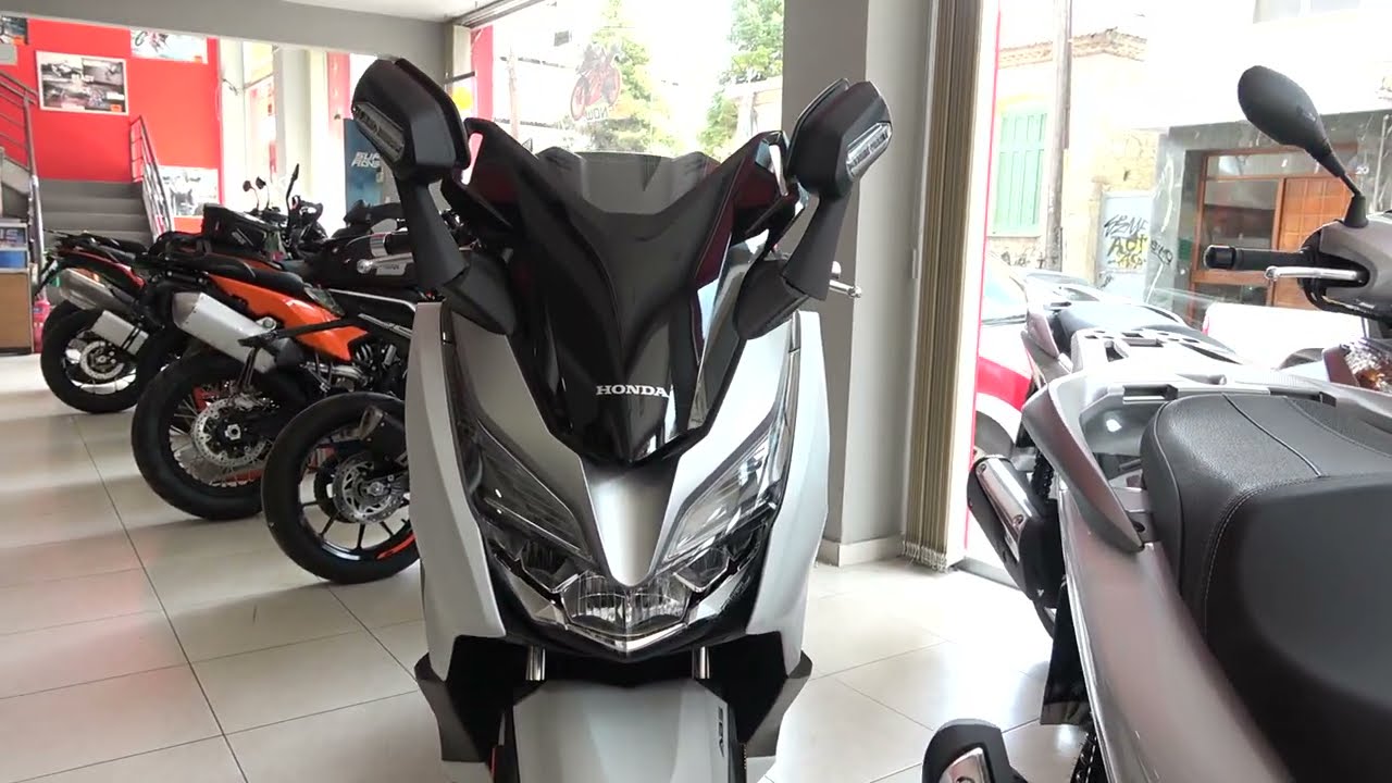 HONDA FORZA 350cc white scooter walkaround - YouTube