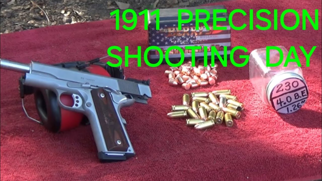 Why 1911 Is the GO TO Precision Target Pistol for Pros