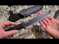 Recon tanto knife by cold steel  overview and testing