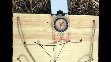 Primitive Navigation Sun Shadow Tracking Board