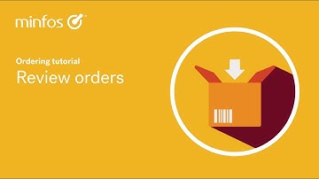 Review orders in Minfos