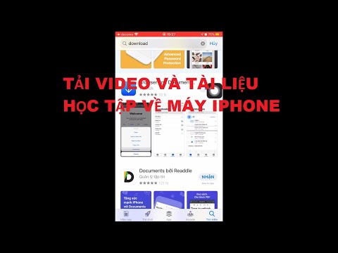 Hướng dẫn tải video và tài liệu về máy iphone