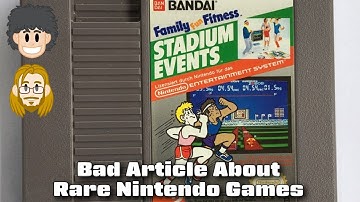 Bad Article About Rare and Expensive Nintendo Games - #CUPodcast