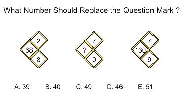 Number Pattern | Can you find what number the question mark is? | Math Logic Puzzles