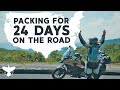 Everything I took on my Motorcycle Trip Across the USA | Flight of the Magpie