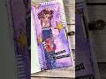 No Brushes Allowed! 🚫 Fun Art Journal Background Hack 💜