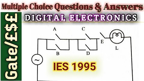 IES1995 DIGITAL ELECTRONICS PREVIOUS YEAR QUESTION AND SOLUTION IN TAMIL