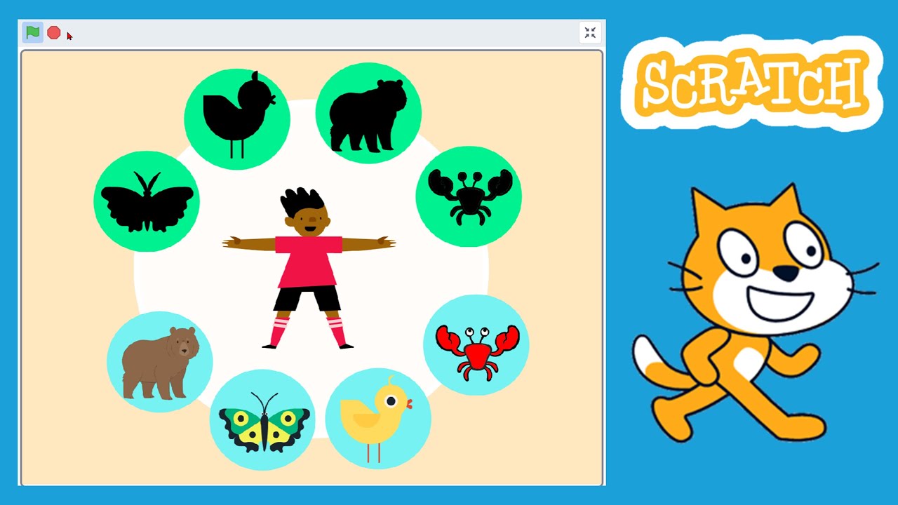 Scratch 3 0 เกมจับคู่เงาภาพ