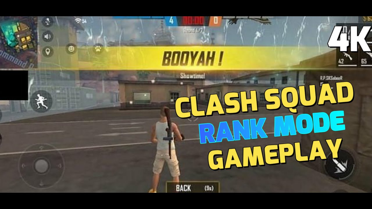Free Fire Clash Squad Rank mode Booyah Gameplay #Free Fire - YouTube