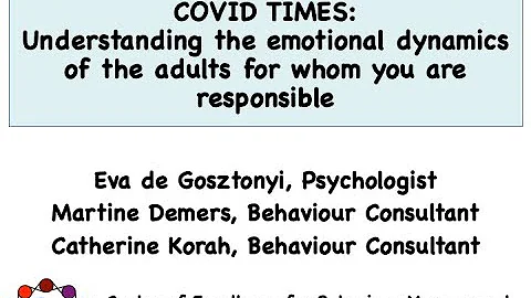 BE THE LEADER YOUR TEAM NEEDS IN COVID TIMES - August 19th, 2020
