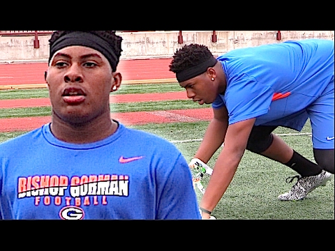 6'6 DE | Adam Plant Jr '18 | Bishop Gorman (NV) Junior Year Spotlight | 2017