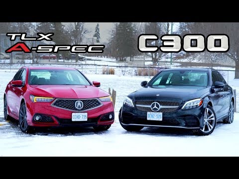 2019-mercedes-benz-c-class-vs-acura-tlx-a-spec-//-an-executive-decision.