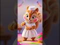 Kulfi Squirrel Ki Meethi Holi 🐿️🍭 | Cute Squirrel Making Jalebi on Holi | Heart Touching Cartoon