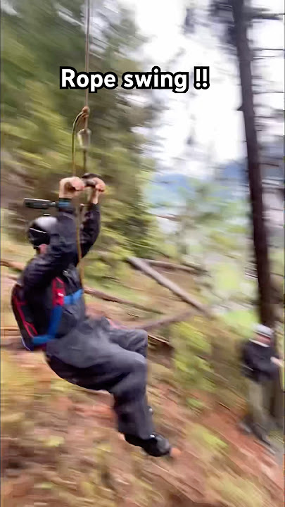 The biggest rope swing I have ever made!!