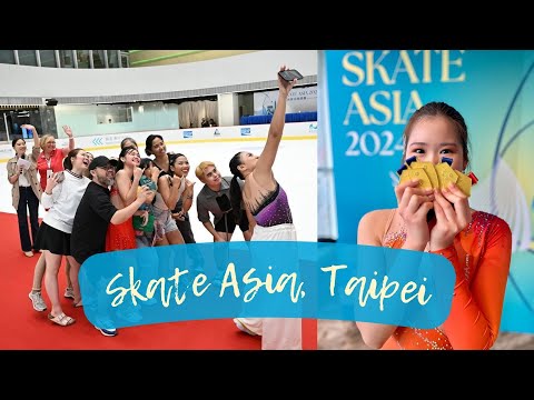MY FIRST INTERNATIONAL COMPETITION🤭: Skate Asia 2024❄️ (Figure Skating Vlog)