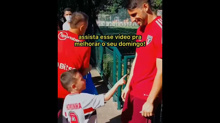CRIANÇA reencontra CALLERI no CT do São Paulo!